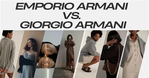 difference between armani and emporio.